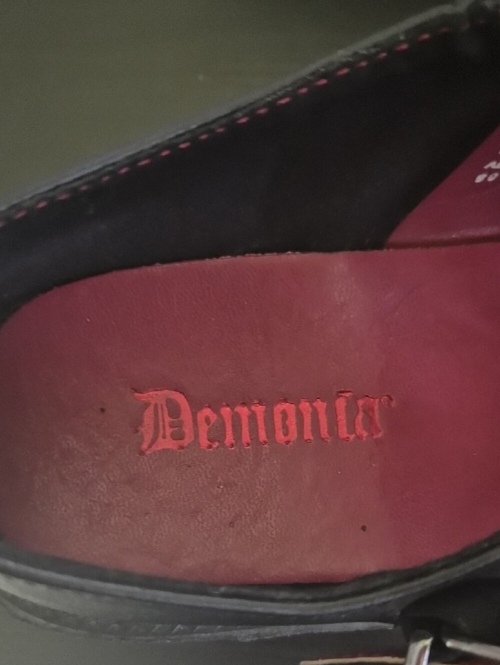 🖤 Demonia Creeper-215 Chained Bat T-Strap Platforms - Picture 4 of 6